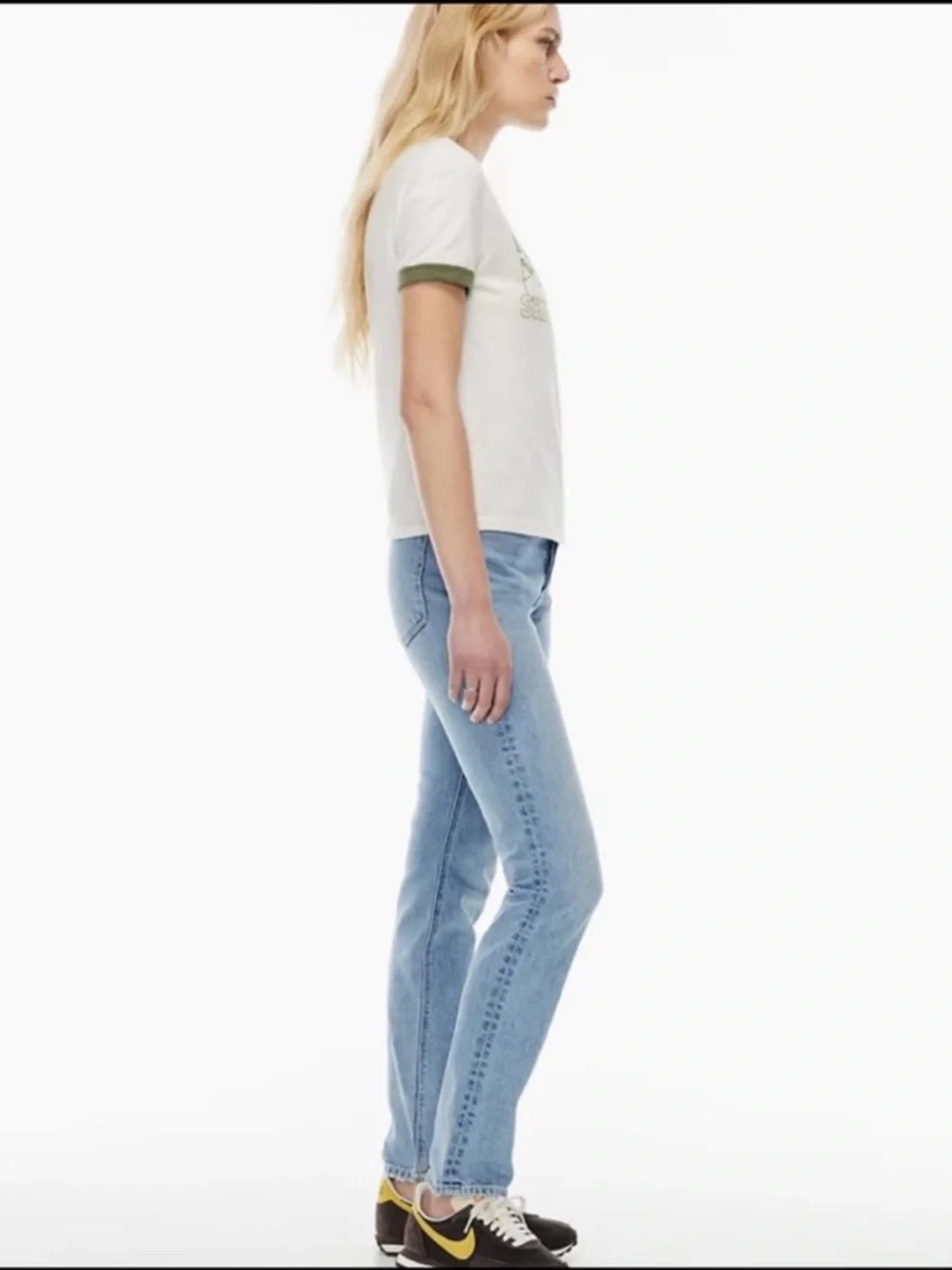 Aritzia Denim Forum Yoko High Rise Slim Jean